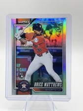 Topps 2024 Series 1 Brice Matthews Houston Astros Rainbow Foil #132 Baseball