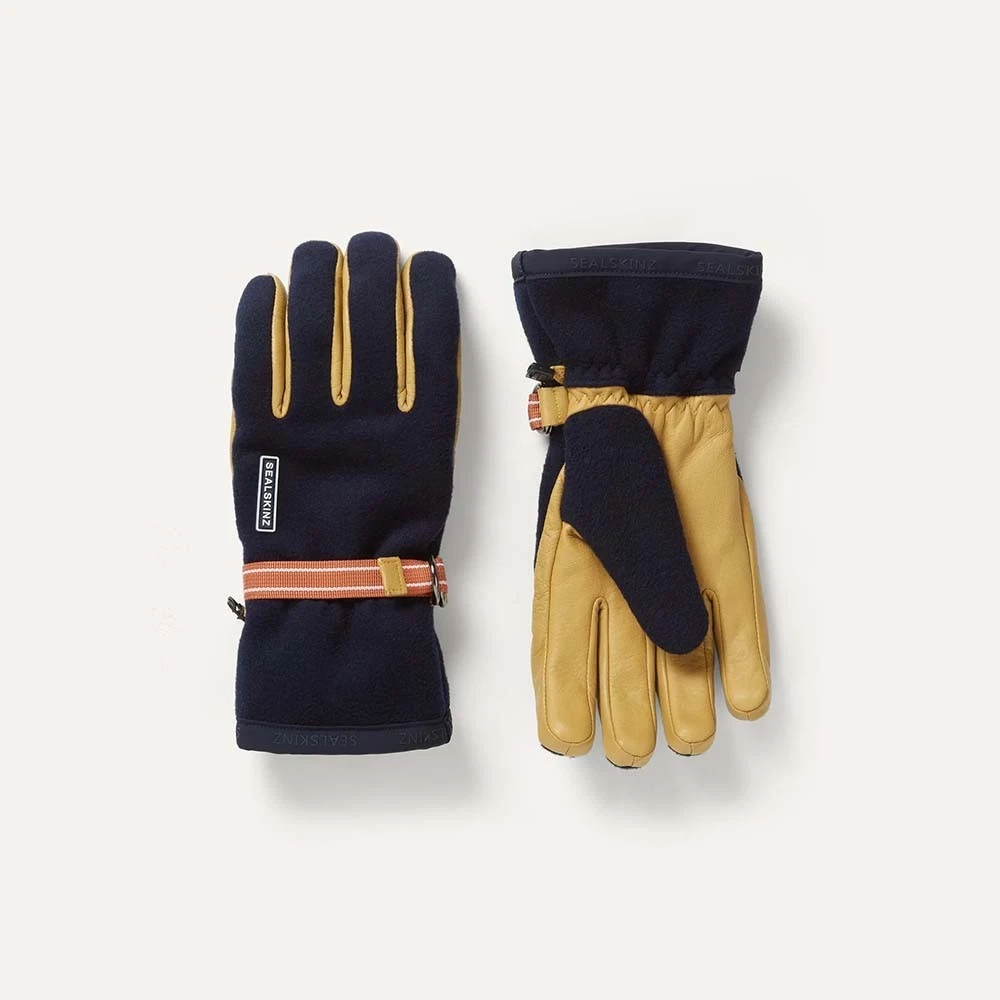 SealSkinz Toftwood Waterproof Boiled Wool Gloves - Navy