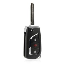 Remote Flip Key Fob 3btn For 2005-2013 Toyota Yaris Scion Mozb41tg 4d-67