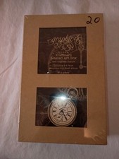 Graphic 45 8x8 Kraftboard Altered Art Box  Album Get Altered 