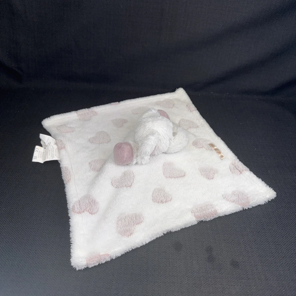 Mantas y Más Allá Corazón de Elefante Lovey 14" Peluche Animal Bebé Juguete Manta Foto 2 de 4