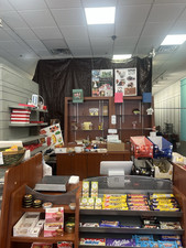 Wood Metal Glass Floor Display Case with Adjustable Shelves Enclosed Storage