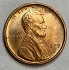 1909 VDB - Uncirculated Lincoln Wheat Cent - Exact Coin Imaged #LWC1409