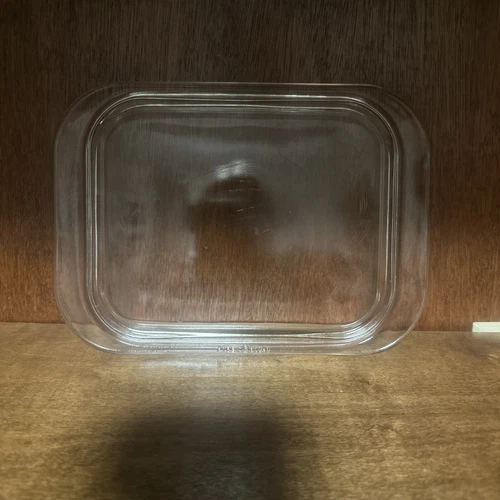 Vintage Pyrex 603-C Replacement Lid Clear Rectangle Glass