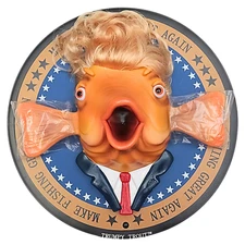 Trumpy Trout TALKING TRUMP Fish Make Fishing Great Again Novelty Office Art