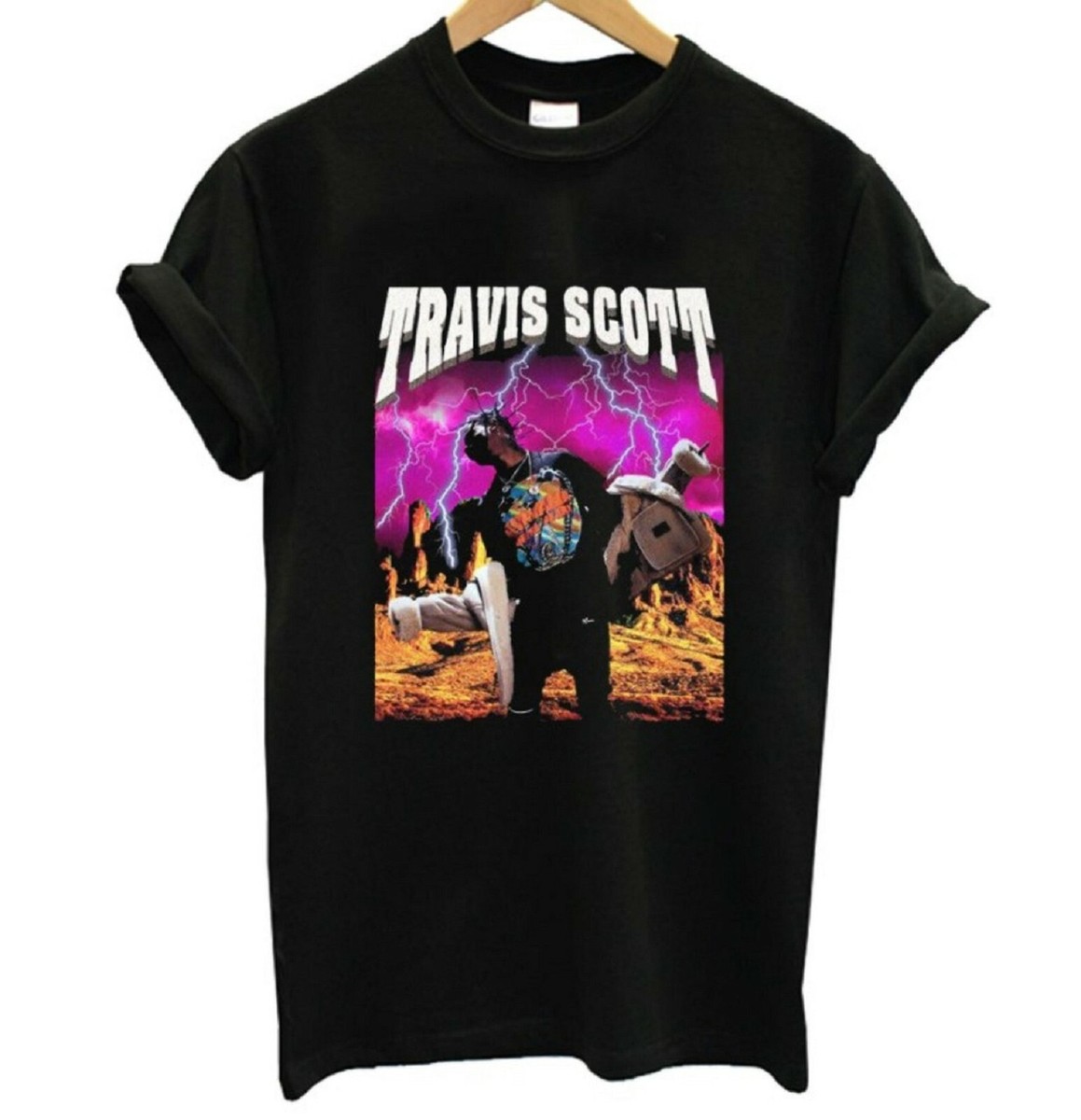 Travis Scott Rodeo Madness Tour T shirt heavy metal T Shirt Gift