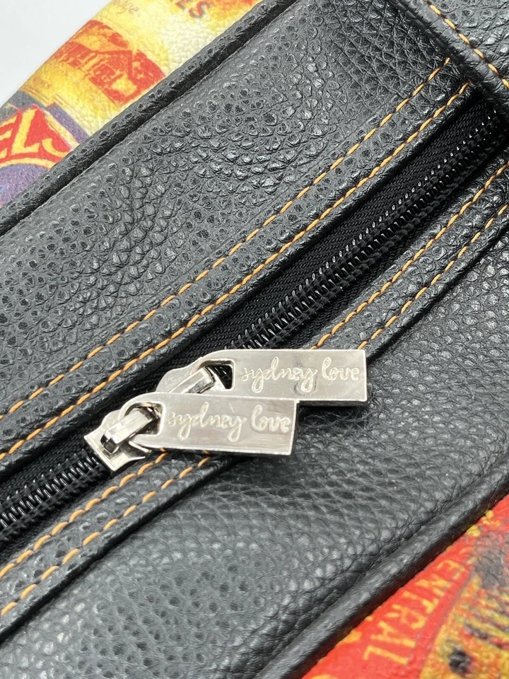 Sydney Love Overnight Bag Grand Hotel Paris Collection 16” x 12” Vegan Leather - Image 4 of 4