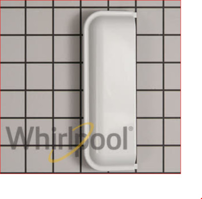 New Genuine OEM Whirlpool Dryer Door Handle W10861225