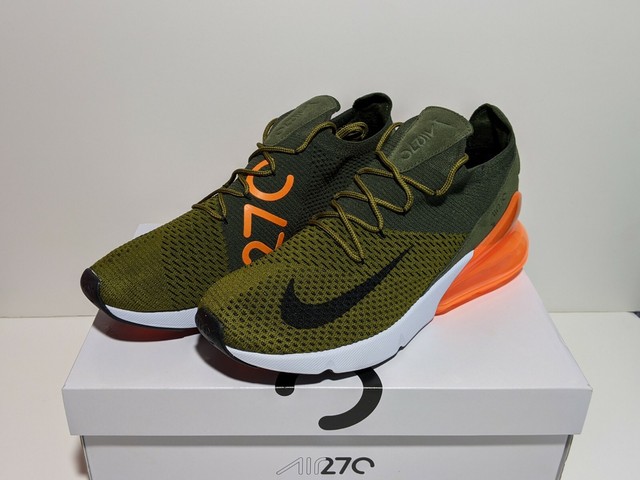 Size 9 - Nike Air Max 270 Flyknit Olive Flak 2018 for sale online | eBay