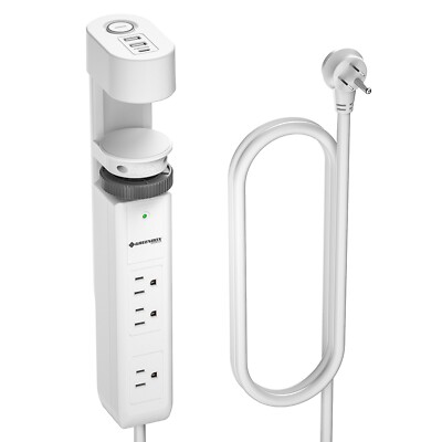 #ad #ad Vertical Desktop Power Strip With USB C Fast Charging Port 6FT Power Cord $22.99