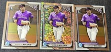2024 Bowman Chrome 1st Refractor /299 Speckle Aldalay Kolokie #BCP-173