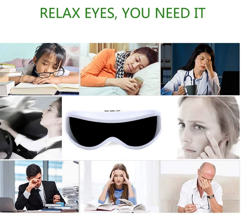 Massager Eye Electric Vibration Anti Air Heat Care Facial Roller Therapy Face  - Picture 7 of 9