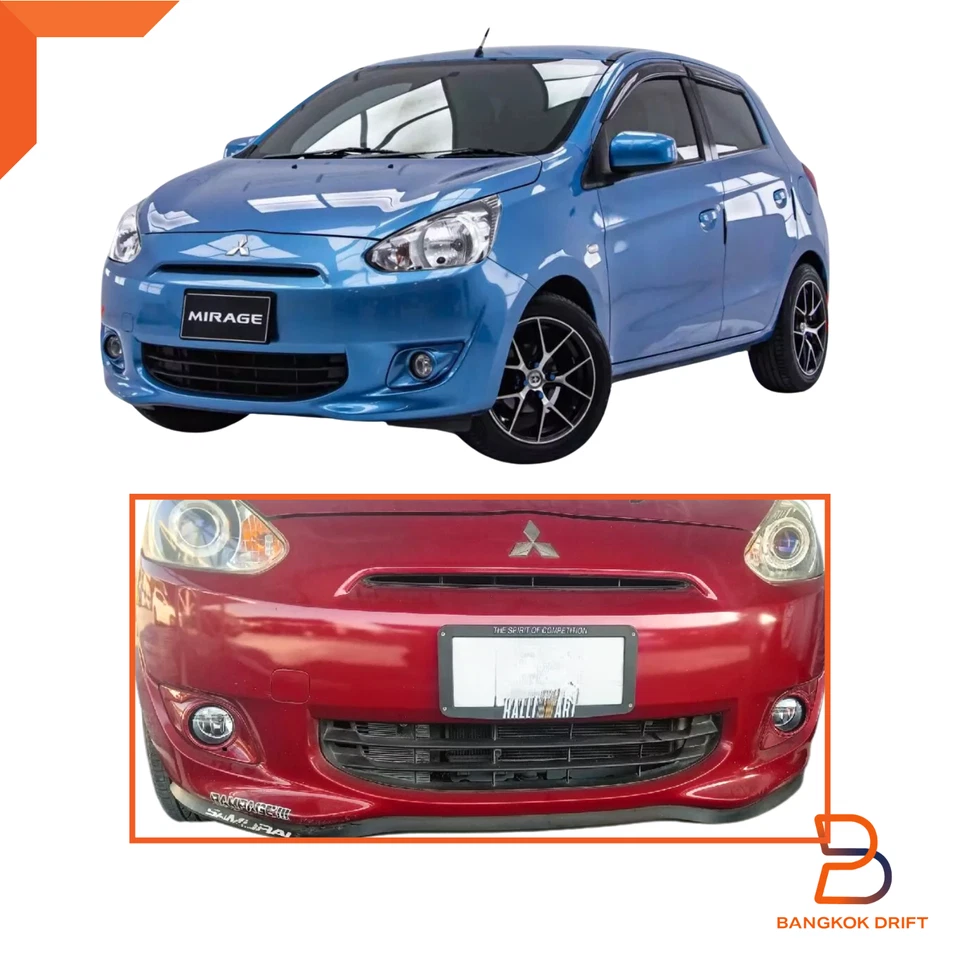 Juego de focos antiniebla E4 para Mitsubishi Mirage Hatchback GLS GLX ES 2012-2016 Foto 2 de 4