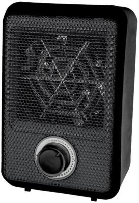 Quest Barbuda Low Wattage 230v Ceramic Thermostatic Compact Fan Heater  UK