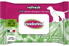 Salviette Inodorina Detergenti Clorexidina  110 Cani Gatti Cuccioli Salviettine