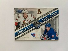 2012-13 Certified Path to the Cup Quarter Finals Anisimov & Alfredsson 275/399