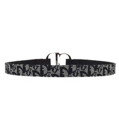 小物 Christian Dior Logo Trotter Belt BLACK Christian Dior Logo Trotter Belt BLACK