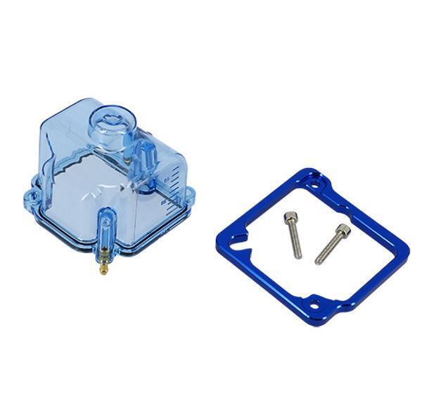 Cuve de carburation PWK 21-34mm en plastique bleu translucide pour moto et scooter