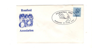 1974 ROMFORD ASSOCIATION CARNIVAL DAY FDC FROM COLLECTION H46