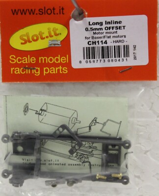 Slot It SICH114 Inline Boxer .5mm Offset Motor Bracket 1/32 Slot Car Parts