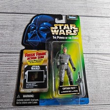 New Star Wars Captain Piett 1997 Power Of The Force Freeze Frame Hasbro Sealed
