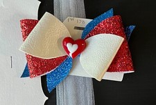  Patriotic Hair Bows Assortment 2 Multi-layered bows to Choose from