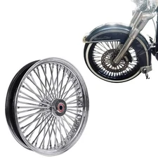 SHARKROAD 21*3.5'' Anti-rust Spoke Single Disc Front Wheel Rims with ABS