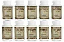 10 Anti Gray Hair Saw Palmetto Catalase Horsetail Max Strength Natural