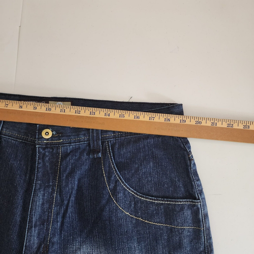 VTG Southpole Jeans Mens Size 38X31 Blue Baggy Skater Flap Pockets Y2K Hip Hop - Foto 9 di 13