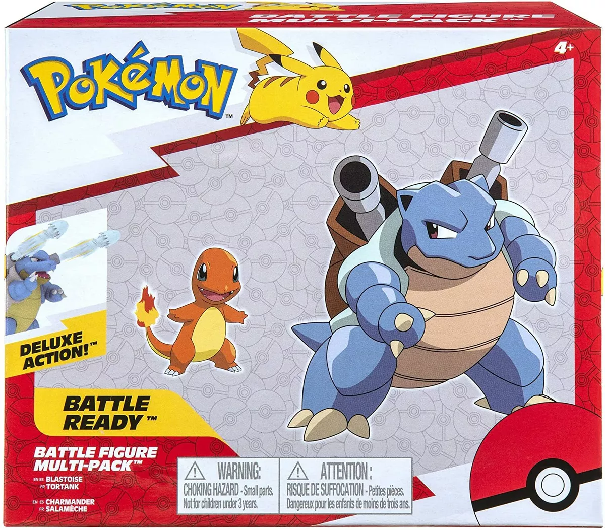 Pokemon Battle Figure 2 Pack - Features 4.5-Inch Charizard and 2-Inch  Pikachu Battle Figures 