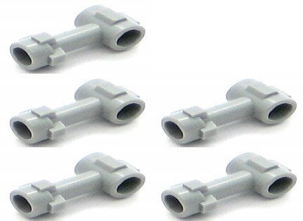 5x LEGO Teil hellbläulich grau Bar 1L mit Top Nieten und zweiseitigen Nieten - Bild 1 von 1