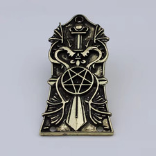 Ancient Dragon Metal Truss Rod Cover Fits Epiphone Les Paul Guitars - Bronze