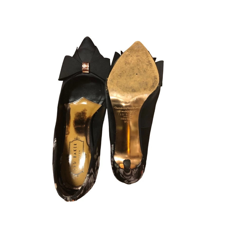 Женские туфли-лодочки Ted Baker London черные размер 37,5 бывшие в употреблении - Изображение 4 из 4