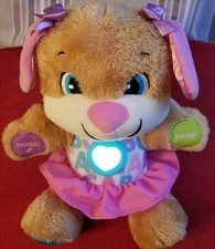 Fisher Price Talking Tummy Musical Bear Kids Learning Toy Stages Interactive