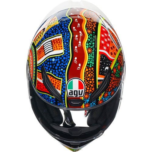 AGV Motorcycle Helmet K1 S Dreamtime Size L Sport Racing Integral with Spoiler - Picture 7 of 7
