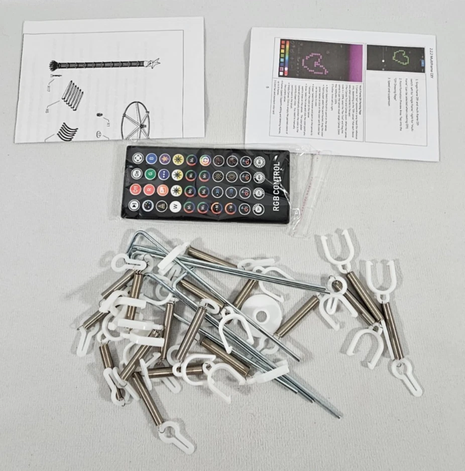 7.5 Foot LED Smart Cone Christmas Tree Multicolor Prelit Outdoor Indoor RGB - Image 3 of 4