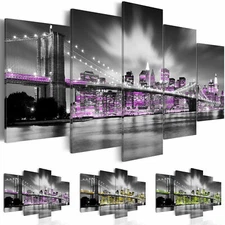 Acrylic Glass Print Image 5 pcs Wall Art Picture Photo New York d-C-0017-k-n