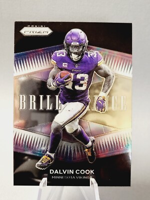 r34 2021 Panini Prizm Football Dalvin Cook Brilliance Insert B-12