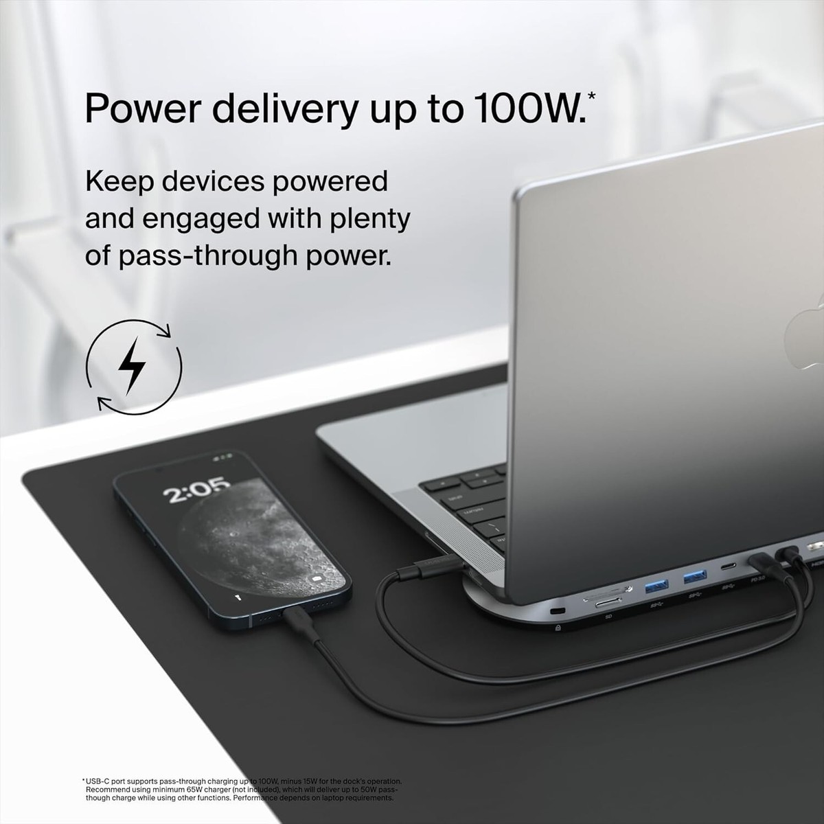 Belkin INC014BTSGY 11-in-1 HDMI VGA 100W PD Silver USB-C Docking