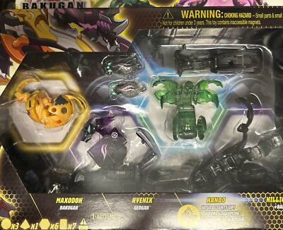 Bakugan Legends Collection Pack (Maxodon, Auxillator, Hanoj, Nillious)