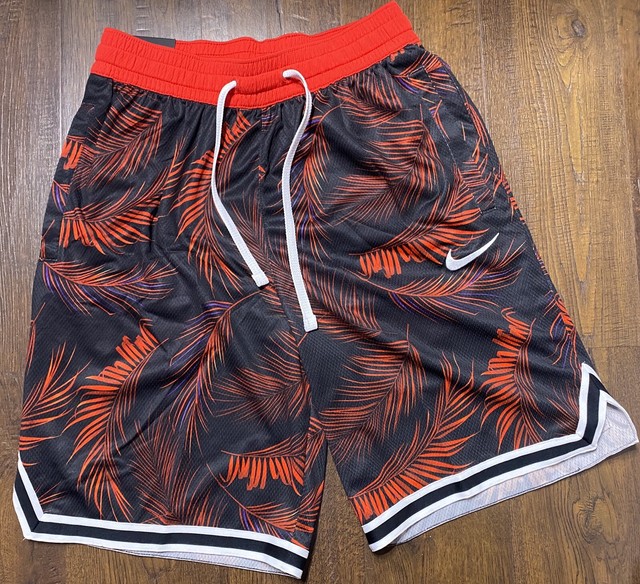NIKE Dri-Fit DNA Floral Basketball Shorts University Red AR1321-657 Men's Large | eBay