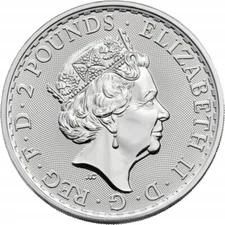 2021 Great Britain Britannia 1 ounce / .999 Fine Silver Coin B/U