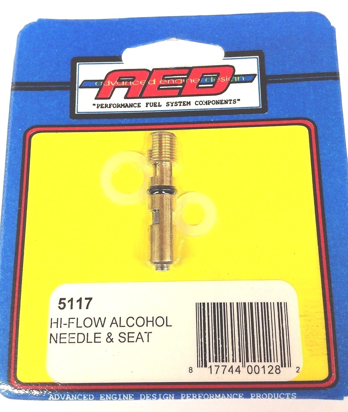 AED 5117 Hi Flow Alcohol Needle and Seat assembly Holley Carburetor