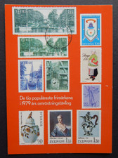 Sweden 1979/81: Maximum Card/MK/Special Stamp: Lock Stairs on G�ta Canal