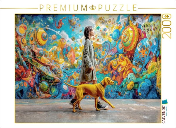 Calvendo Puzzle Bunte Stadt | 2000 Teile Lege-GrößE 90X67Cm Foto-Puzzle FüR GlüC-image