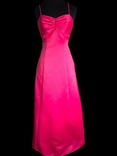 Mari Lee Pink Barbie Spaghetti Strap Evening/Prom Dress Sz 11/12