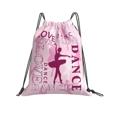 Dance Bags For Dancers Gym Drawstring Stuff Ballet Backpack Gifts For Little ...
