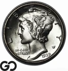 1939-D Mercury Dime, Full Split Bands, Premium Quality Superb Gem BU++ FSB
