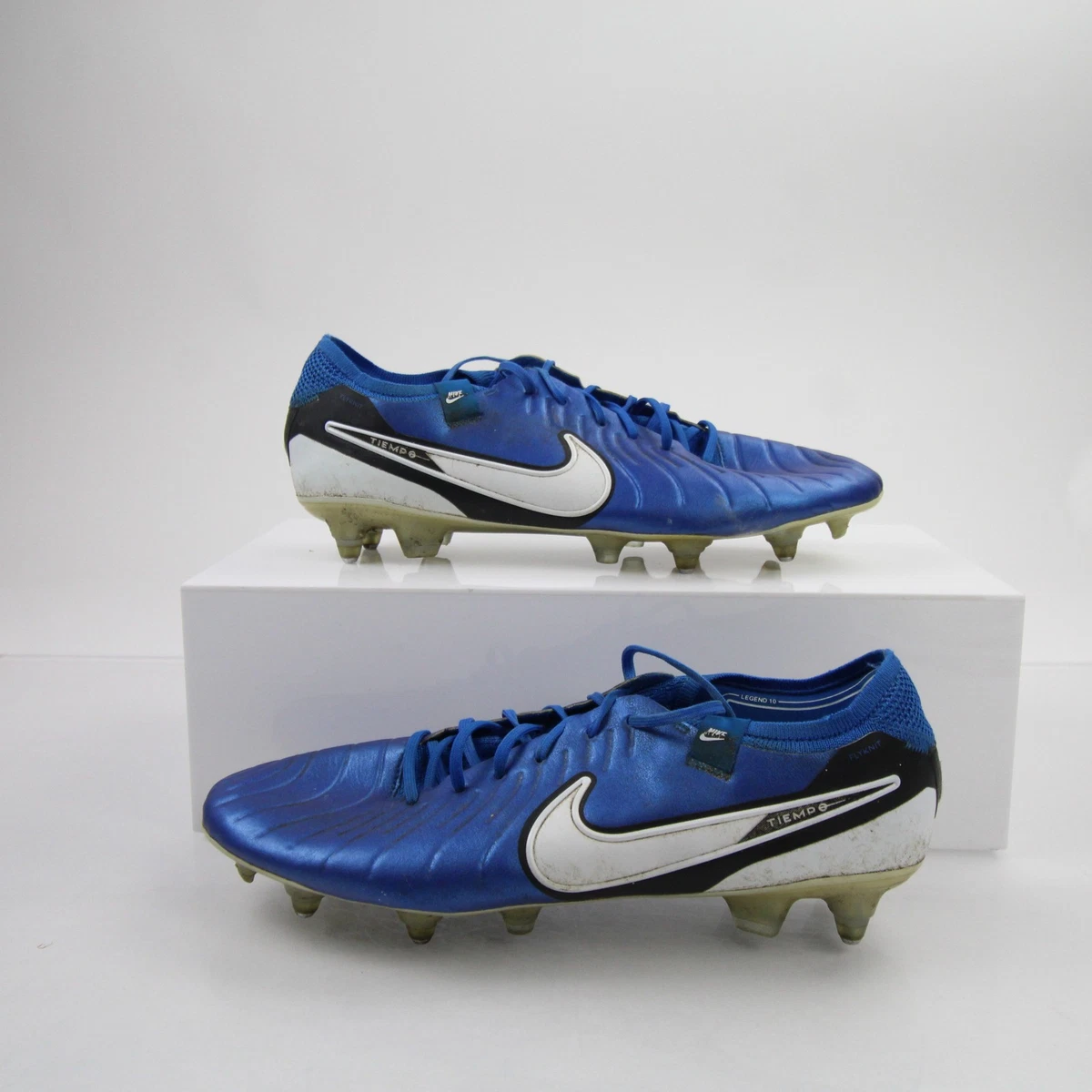 RARE! Nike Tiempo Tiempo Rio Vs Genio Soccer Cleats Blue Athletic Size 9.5 Nike Tiempo Genio FG Soar/Volt/Black Kids main image 3