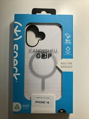 Speck Candyshell Grip Case for iPhone 16 White New In Box